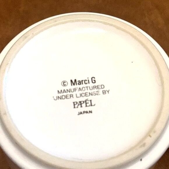 Judy Name Meaning Coffee Mug 3" Tall By 3" Diameter Marci G P.Pel Japan Ceramic - Picture 3 of 5